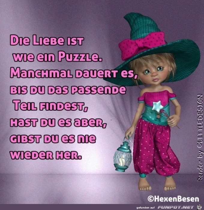 Die Liebe ist wie ein Puzzle