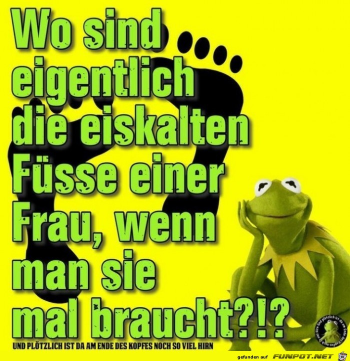 eiskalte Füße eiskalte Füße