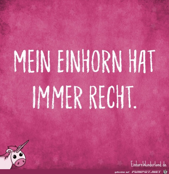 Mein Einhorn