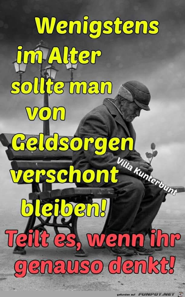 Geldsorgen Geldsorgen