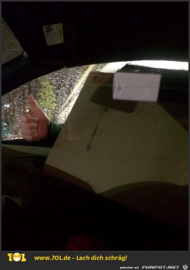 Wenigstens muss man seinen nervigen Beifahrer ... Wenigstens muss man seinen nervigen Beifahrer ...