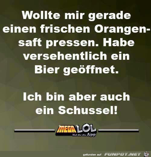 Frischer Orangensaft...