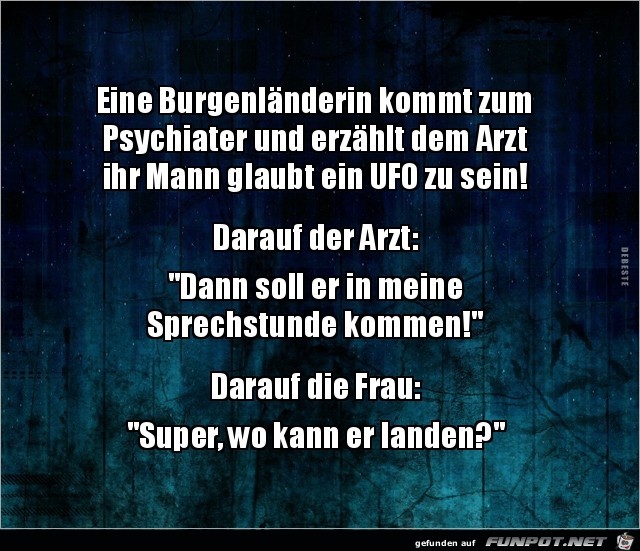 eine Burgenlnderin beim Psychater......