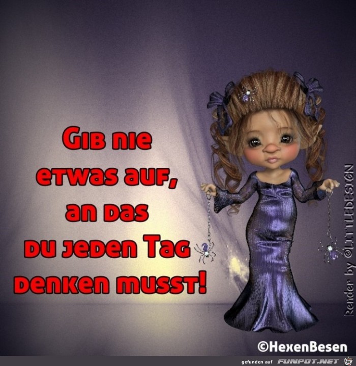 Gib nie etwas auf Gib nie etwas auf