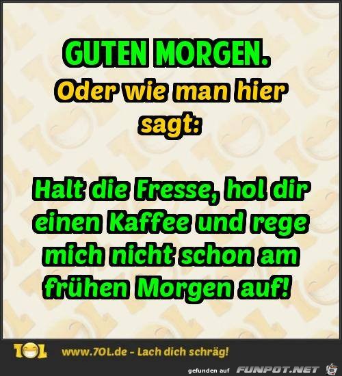Guten morgen Guten morgen