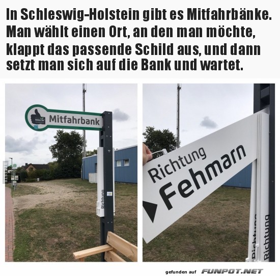 Mitfahrbank.....