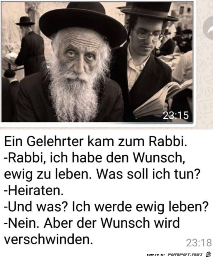 Ich habe den Wunsch ewig zu leben Ich habe den Wunsch ewig zu leben