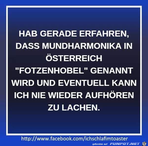 hab gerade erfahren