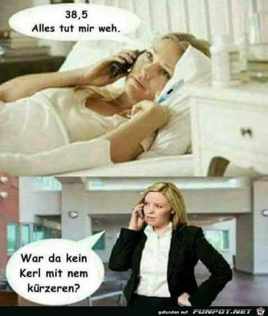 Alles tut mir weh