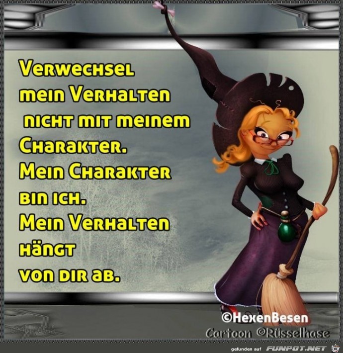 Verwechsel mein Verhalten nicht Verwechsel mein Verhalten nicht