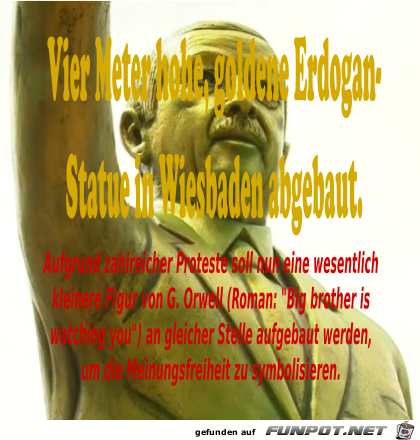 Erdogan-Statue Erdogan-Statue
