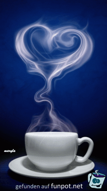Heißer Kaffeedampf Heißer Kaffeedampf