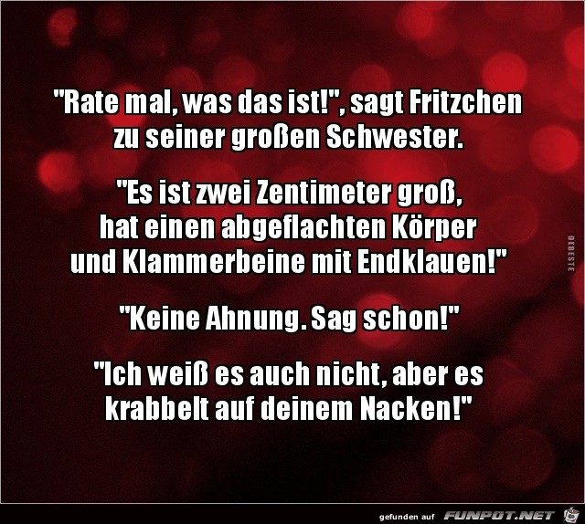 rate mal was das ist,........ rate mal was das ist,........