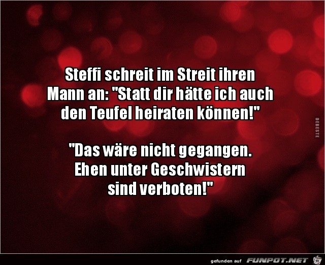 Ehen unter Geschwistern sind verboten...... Ehen unter Geschwistern sind verboten......