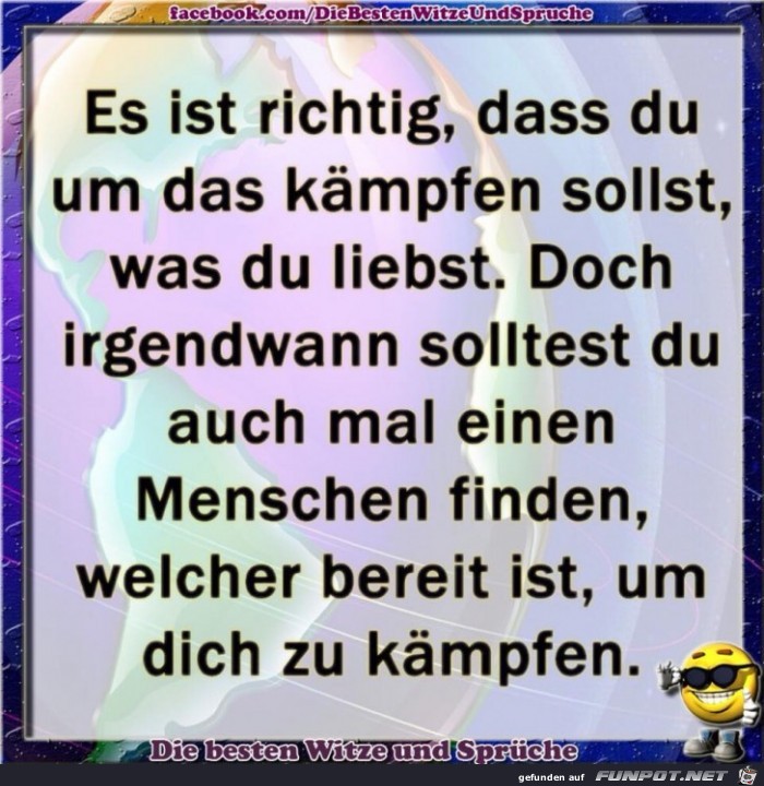 Du sollst kämpfen Du sollst kämpfen