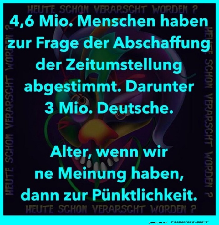 Zeitumstellung Zeitumstellung