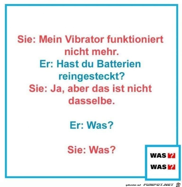 Er funktioniert nicht