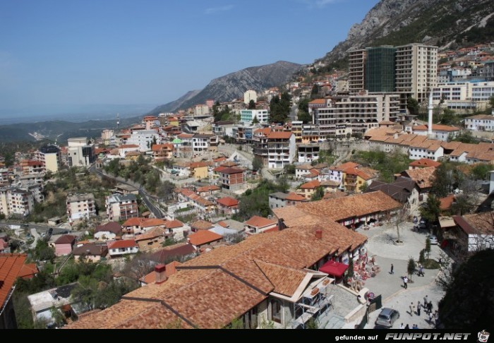 Impressionen aus Kruja in Albanien