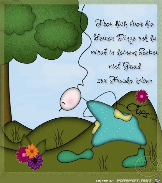 freu dich ueber die kleinen Dinge freu dich ueber die kleinen Dinge