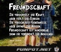 freundschaft sie verdoppelt die Kraft