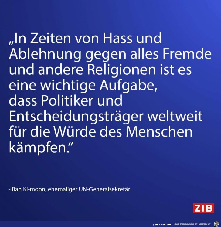 in Zeiten von hass