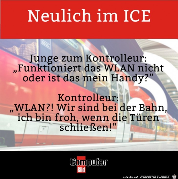 Neulich im ICE Neulich im ICE