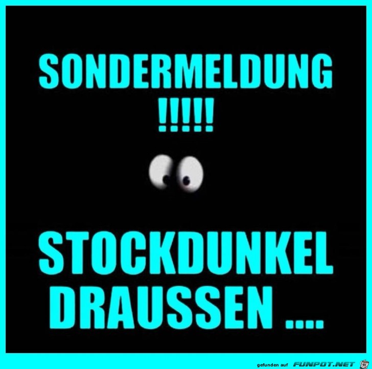 Sondermeldung Sondermeldung