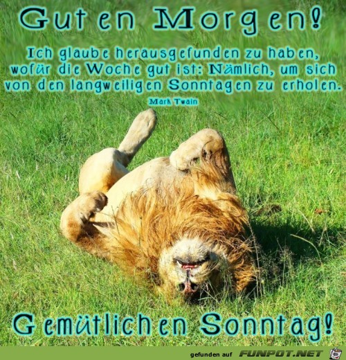 Sonntag Sonntag
