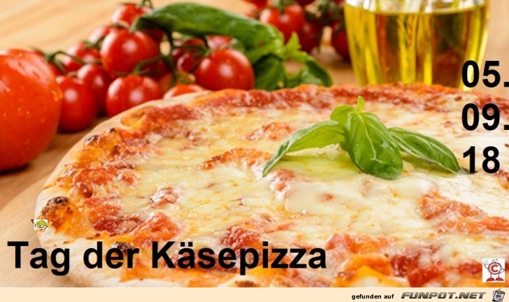 Tag der Kaesepizza