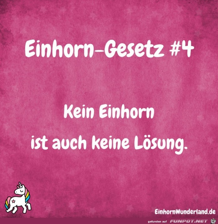 Einhorn-Gesetz