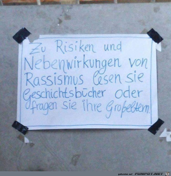 Nebenwirkungen von Rassismus Nebenwirkungen von Rassismus