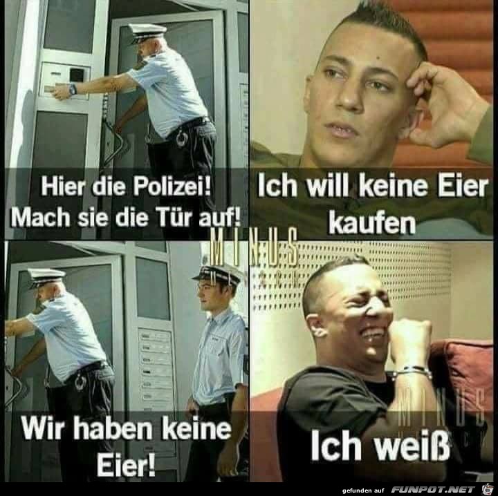 keine Eier keine Eier
