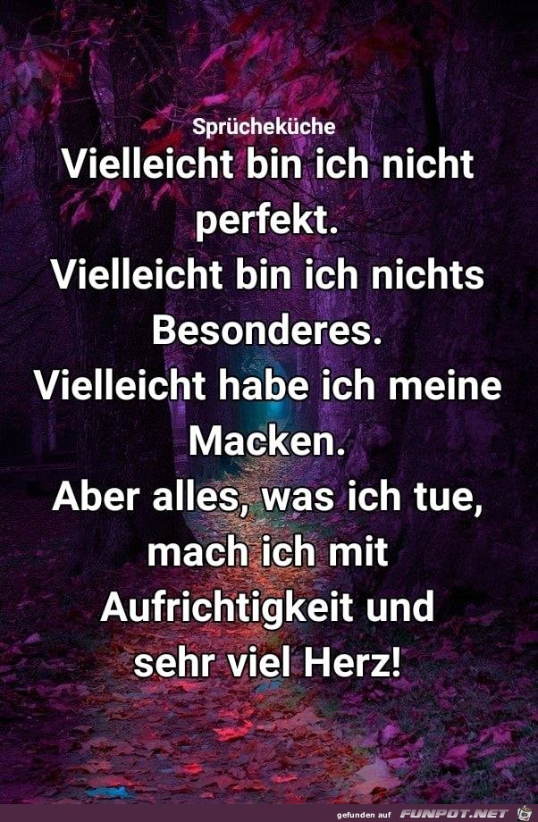 Vieleicht bin ich nicht perfekt Vieleicht bin ich nicht perfekt