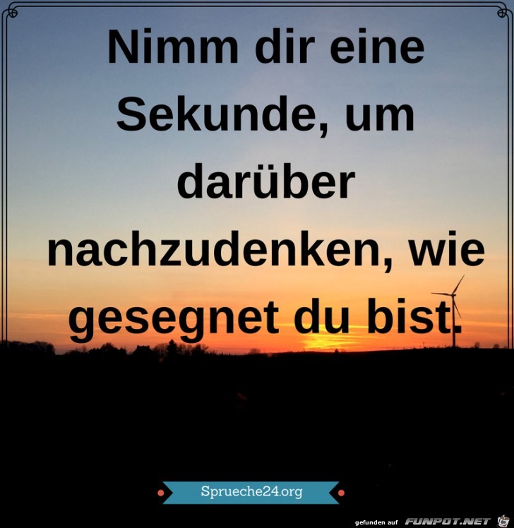 1 Sekunde...... 1 Sekunde......