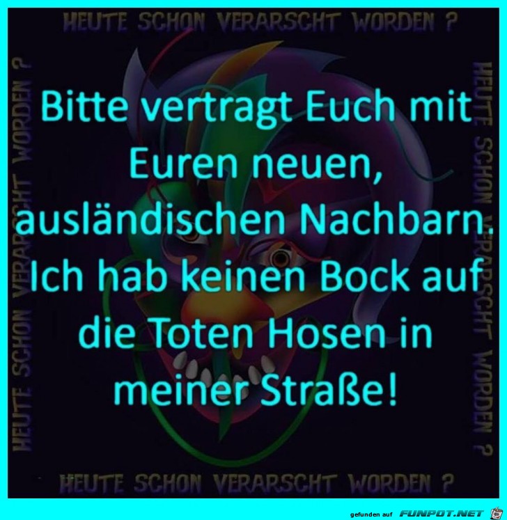 Ausländische Nachbarn Ausländische Nachbarn