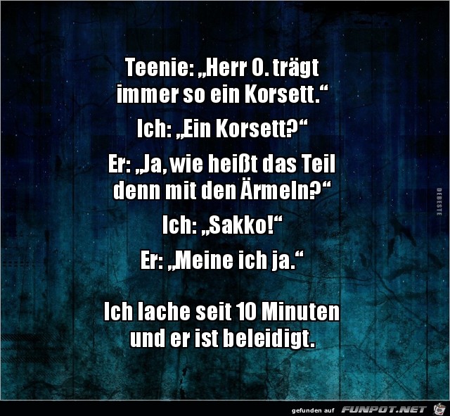 Das Teil mit den Ärmeln Das Teil mit den Ärmeln