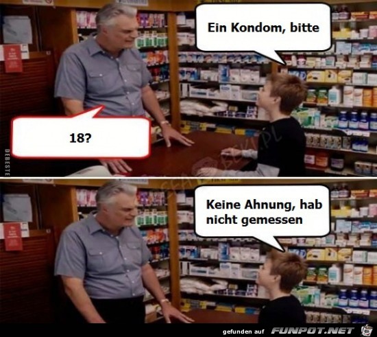 Hab nicht gemessen