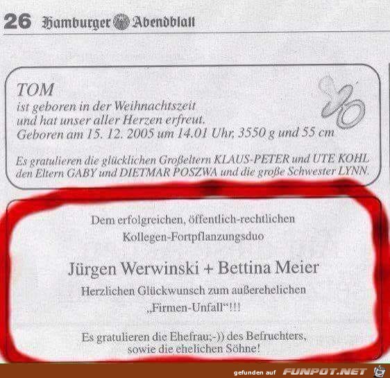 Anzeige Anzeige