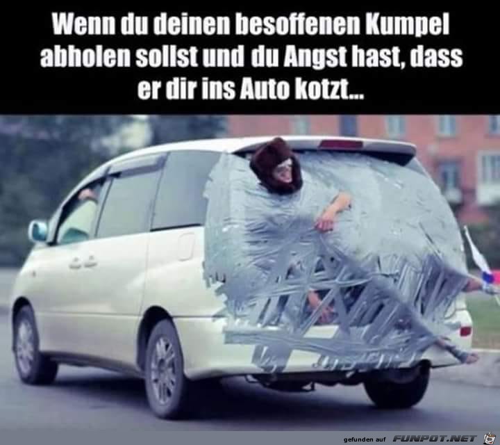 Besoffener Kumpel