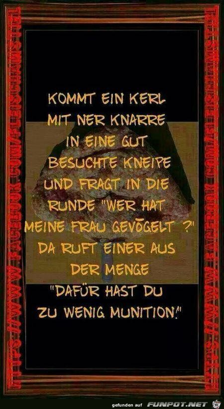 zu wenig Munition zu wenig Munition