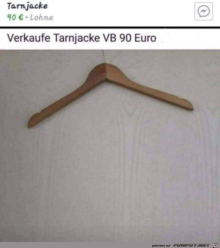 super Tarnjacke super Tarnjacke