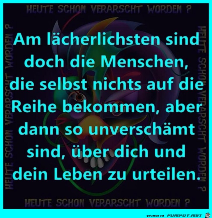 Am lächersten Am lächersten