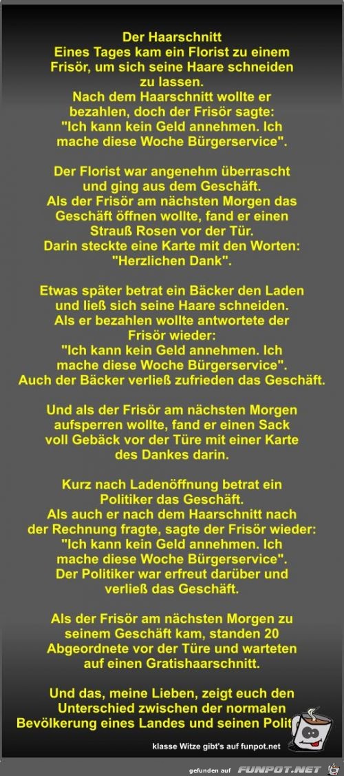 Der Haarschnitt Der Haarschnitt