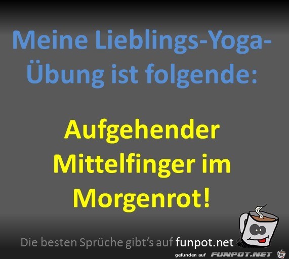 Lieblings-Übung Lieblings-Übung