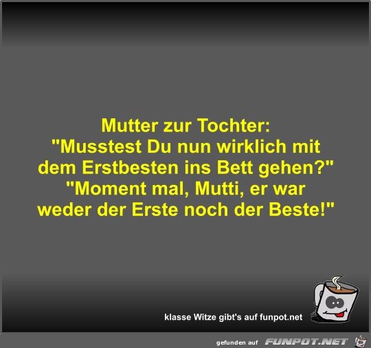 Mutter zur Tochter