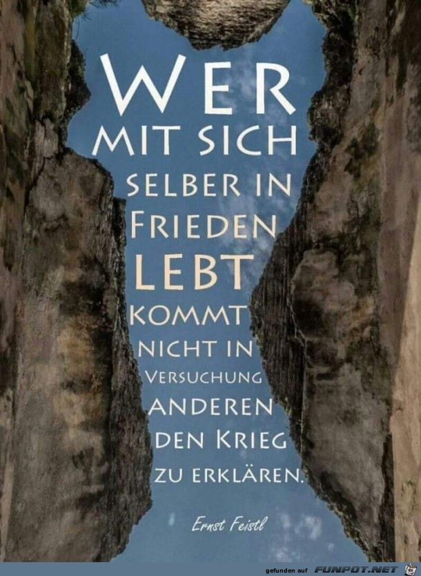 wer mit sich selber wer mit sich selber