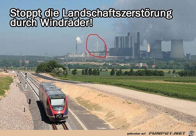 Landschaftszerstrung