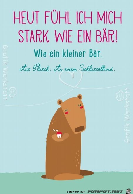 heut fuehl ich mich stark heut fuehl ich mich stark