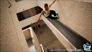 Der braucht kein Treppenhaus Der braucht kein Treppenhaus