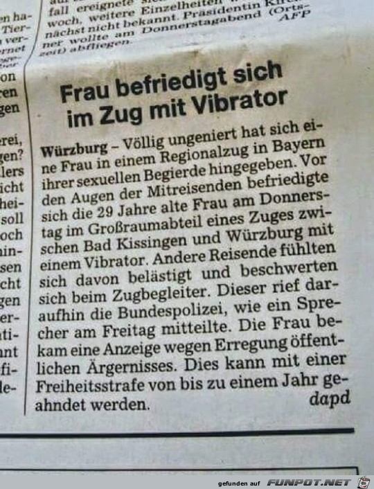 Frau befriedigt sich im Zug......